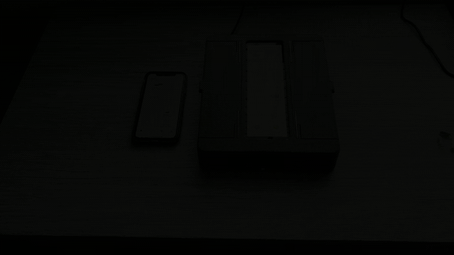 Real Zinda unit and optional phone app shown together with matching medication information